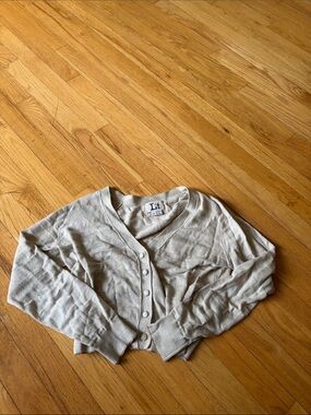 LT Cream Button Sweater Size XS